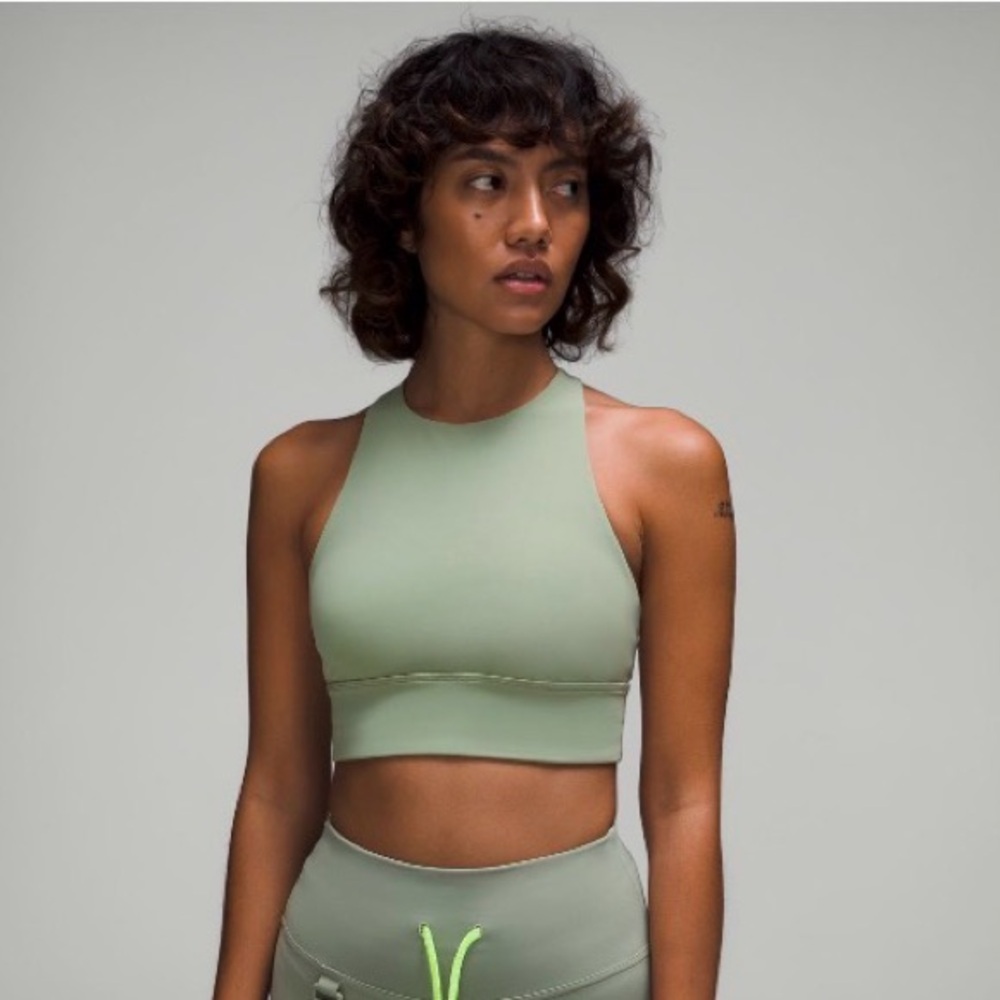 Lululemon Energy Sports Bra High Neck Long Line *Tough